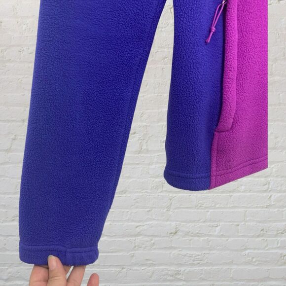 The North Face FlashDry Fleece Jacket Size S/P Full Zip Purple Pink Colorblock - Picture 9 of 16